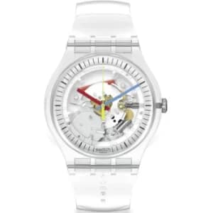 Unisex Swatch Clearly New Gent Clear Watch