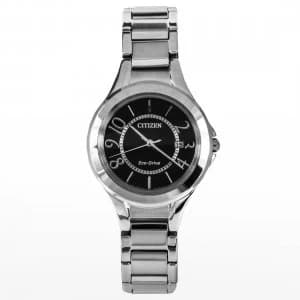 Citizen Eco-Drive Womens Stainless Steel Watch FE1020-53E