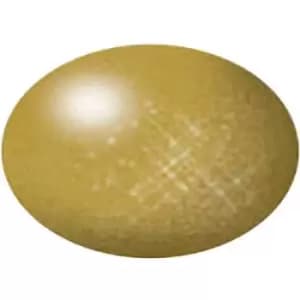 Revell Aqua Paint Brass (metallic) 92 Can 18 ml