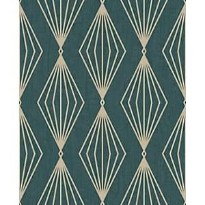 Boutique Marquise Geometric Wallpaper Emerald