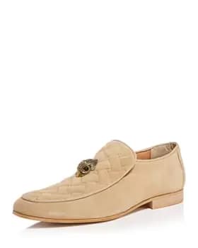 Kurt Geiger London Mens Hugh Eagle Head Quilted Slip On Loafers