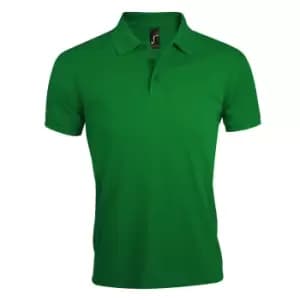 SOLs Mens Prime Pique Plain Short Sleeve Polo Shirt (4XL) (Kelly Green)