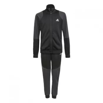adidas XFG AEROREADY Tracksuit Kids - Black / Carbon / White