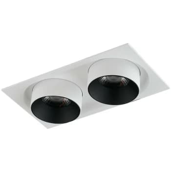 Fan Europe Lighting - Fan Europe Outsider - Integrated LED Adjustable Twin Recessed downlight, White, 3000K