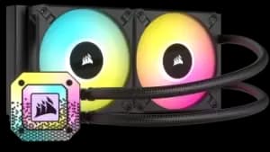 Corsair iCue H100i Elite Capellix XT 240mm ARGB All-in-One Liquid Cooler - Black - CW-9060068-WW