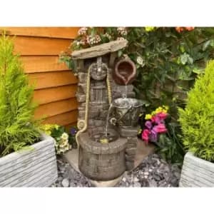 Tranquility Water Features - Rustic Jug Mains Powered Water Feature