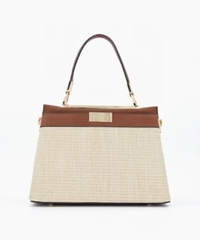 Dune 'Ducies' Medium Raffia Tote Bag - natural