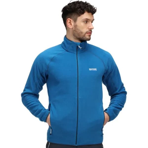 Regatta Mens Hadfield Full Zip Micro Fleece Jacket XL - Chest 43-44' (109-112cm) New Royal RMA502-Z8B-XL
