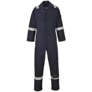 Portwest FR50 Navy Sz 3XL Tall Flame Resistant Anti-Static Boiler Suit Coverall Overall