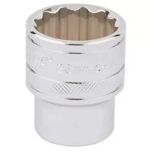 Draper 1/2" Sq. Dr. Hi-Torq® 12 Point Socket (23mm)