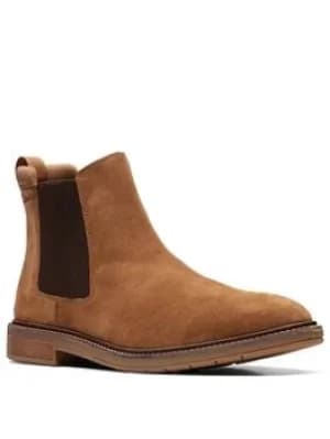 Clarks Clarkdale Hall Boot, Cognac, Size 10, Men