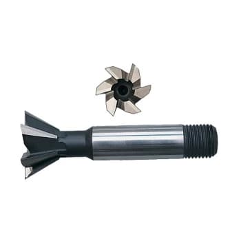 13MM X 60DEG HSS Plain Shank Dovetail Cutter - Sherwood