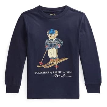 Polo Ralph Lauren Polo Ralph Lauren LS Bear T Shirt - Cruise Navy