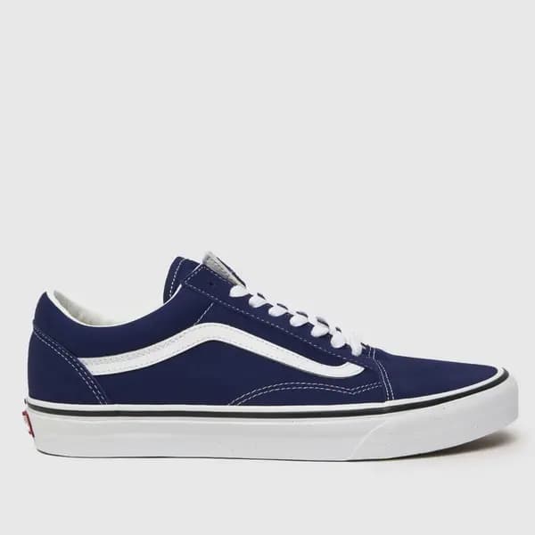 Vans old skool trainers in blue Blue UK 7 (EU 40½)