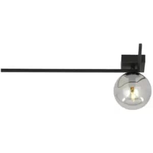 Emibig Imago Black LargeGlobe Ceiling Light with Graphite Glass Shades, 1x E14