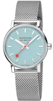 Mondaine Watch Evo2 Dusk 35mm Blue