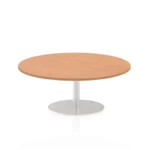 Italia Poseur Table Round 1200 Top 475 High Oak