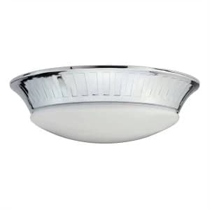 LED Bathroom Flush Mount Ceiling Light Polished Chrome