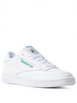Reebok Classic Club C 85 Essentials, White, Size 10, Women