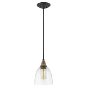 Matrimonio 1 Light Mini Dome Pendant Driftwood
