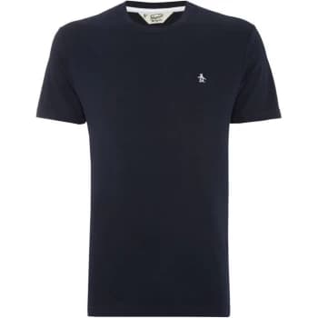 Original Penguin Short Sleeve Crew Neck T Shirt - Blue