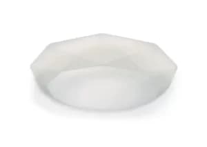 Diamante Flush Ceiling 30W LED 5000K, 3000lm, White Acrylic