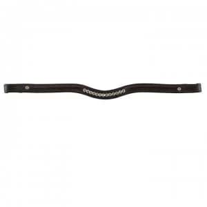 Shires Crystal Brow Band - Havana