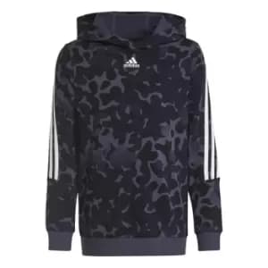 adidas 3 Stripes Gra Hoodie Junior Boys - Blue