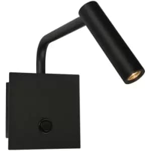 Netlighting Merano Carolina Reading Light Sand Black Aluminium LED 3W 3000K 190L