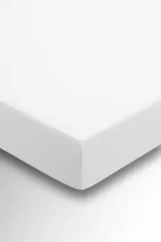 'Cotton Percale 220 Thread Count' Fitted Sheet