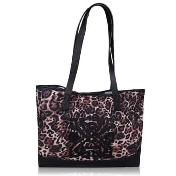 Biba Biba Canvas Logo Tote - Leopard