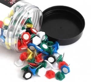 Value Indicator Pin Assorted Colours PK160