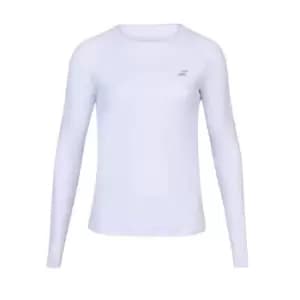 Babolat Play Long Sleeve T Shirt - White