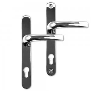 ASEC 92/62 Offset UPVC Multipoint Door Handles - 240mm 211mm fixings