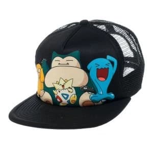 Pokemon - Characters Print Unisex Baseball Cap - Black