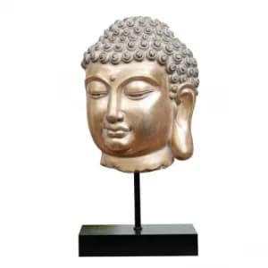 Bronze Finish Thai Buddha Head Ornament