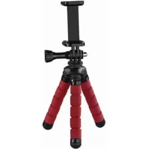 Hama 4610 Red Flex Mini Tripod for Smartphone & GoPro