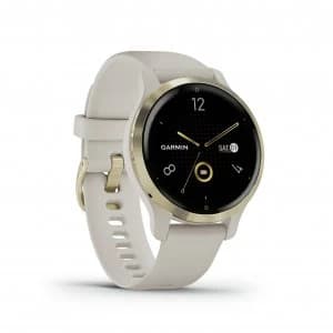 Garmin Venu 2S GPS Smartwatch - Light Gold / Light Sand