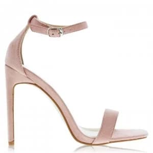 Glamorous Suede Heels - Pink Suede