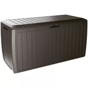 Cushion Plastic Chest Box Pillow Box 100kg Tool Crate Garden Chest Board PLUS braun (de)