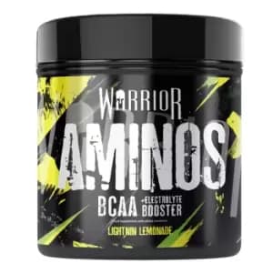 Warrior Aminos BCAA Powder - 30 servings 360g-Lemon Lime Branch Chain Amino Acids Supplements