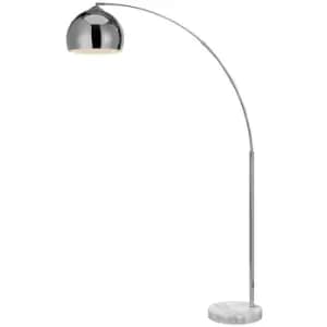 Cristal Noova Arc Floor Lamp 1xE27 Chrome