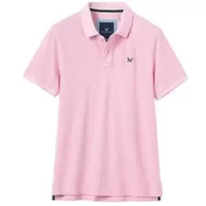 Crew Clothing Mens Classic Pique Polo Shirt Classic Pink Large