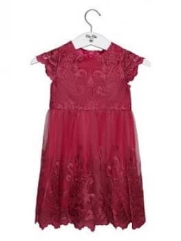 Chi Chi London Girls Suki Dress - Fuschia