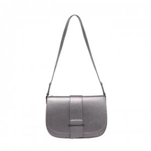 Karen Millen Manhattan Crossbody Bag - PEWTERMETAL021