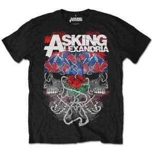 Asking Alexandria - Flagdana Unisex Large T-Shirt - Black