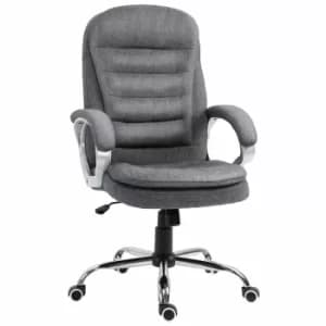 Rose Executive Chair with Lumbar Support, Light Grey