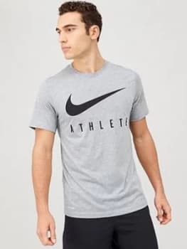 Nike Dry Athlete Training T-Shirt - Dark Grey