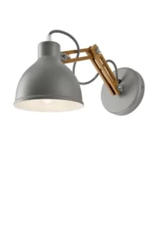 Marcello Adjustable Dome Wall Light Rustic, 1x E27