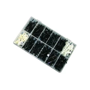 Connect - Box Of Plastic Rivets - Assorted - Pack Of 235 - 36038